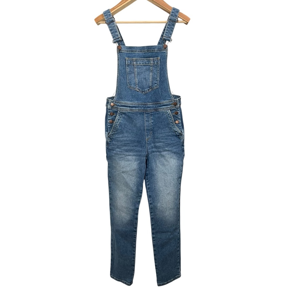 Boden women’s Girlfriend Dungarees Mid Vintage Denim size 2 - Picture 3 of 8